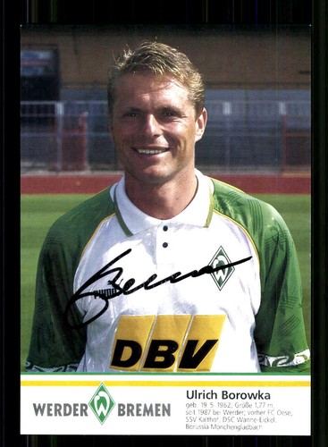 Ulrich borowka autogrammkarte - borowka,