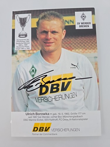 Ulrich borowka autogramm - borowka,