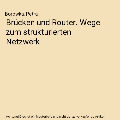 Brücken und router wege zum - und, router.
