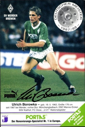 Fußballspieler ulrich - ak,